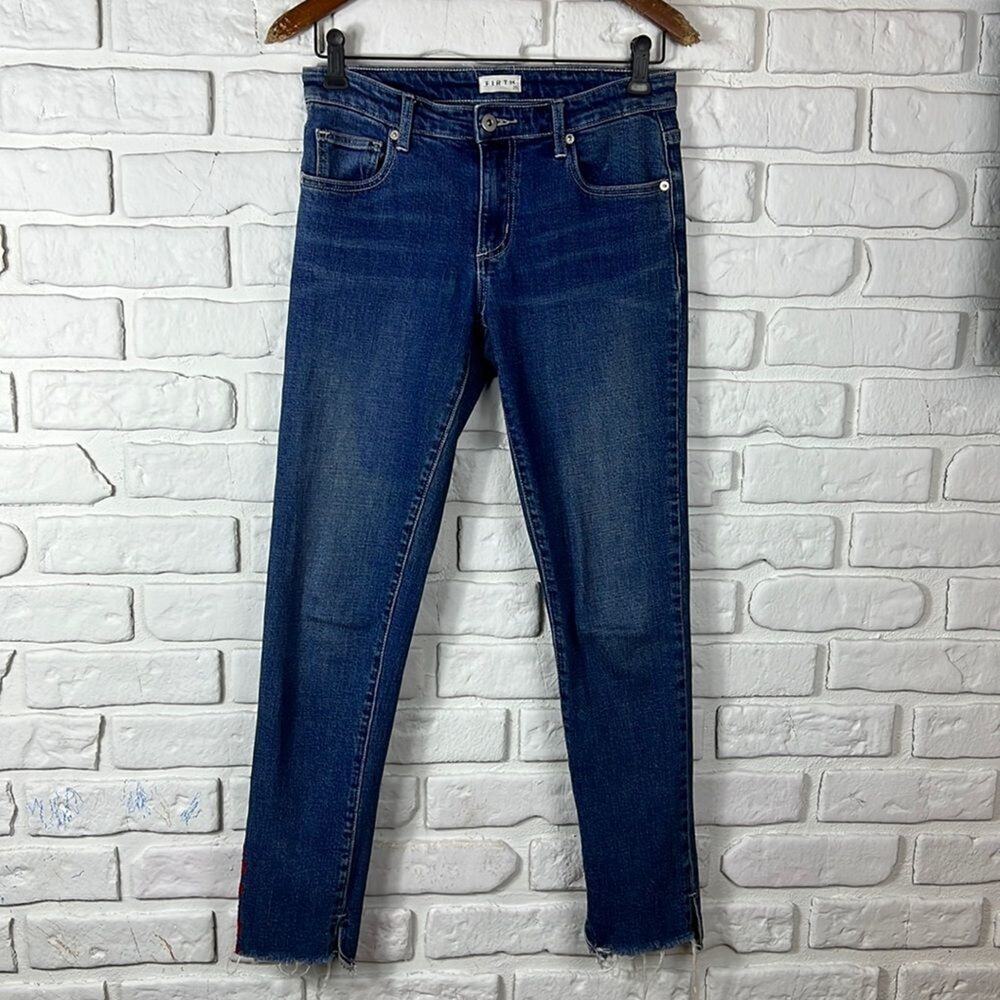 Firth embroidered skinny jeans size 26